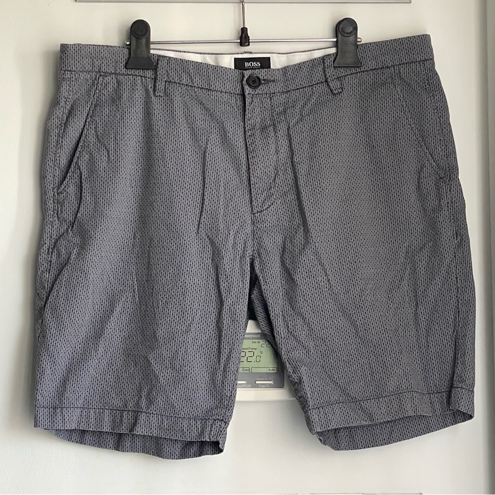 HUGO BOSS Monochrome Textured Shorts